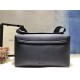 GG Marmont Medium Shoulder Bag Calfskin Black Mid