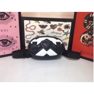 GG Marmont Belt Bag 476434 Black/White Mid