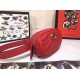 GG Marmont Belt Bag 476434 Red Mid