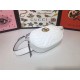 GG Marmont Belt Bag 476434 Dusty White Mid