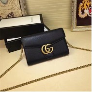 GG Marmont Mini Bag Black Mid