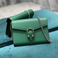 DIONYSUS MINI CHAIN WALLET 401231 Leather Green High