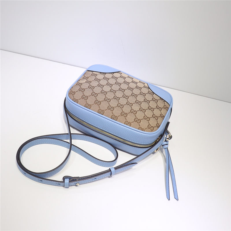 Gucci Bree Original GG canvas mini messenger bag Blue 387360 High