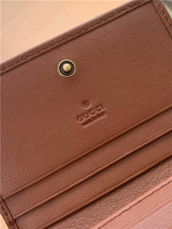 Gucci Diana Card Case Wallet 658244 Brown High