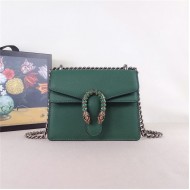 Dionysus mini shoulder bag calfskin Green Mid