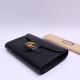 Gucci Clutch with Double G Black 648935 High