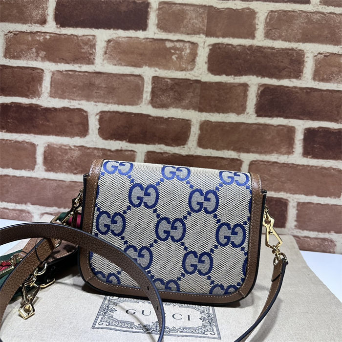 Gucci Horsebit 1955 mini bag 658574 Jumbo GG Beige High