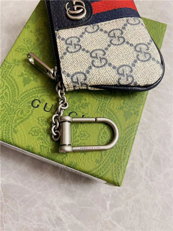 Gucci Ophidia key case ‎671772 Blue High