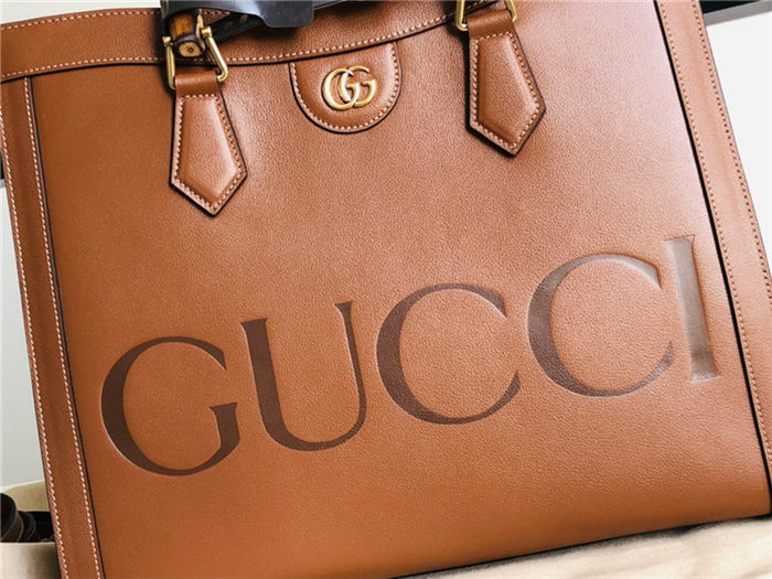 Gucci Diana medium tote bag 655658 Brown High