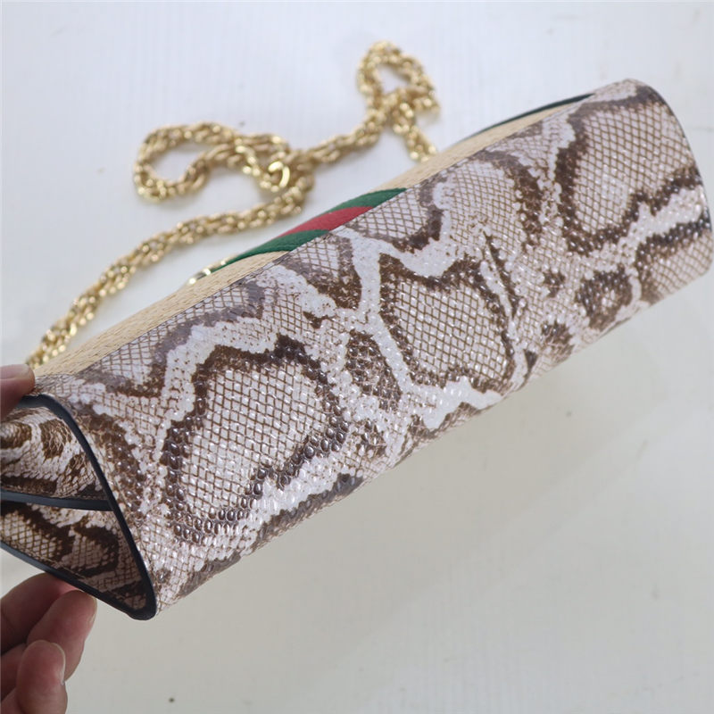 Gucci Ophidia GG small shoulder bag Snake Beige High