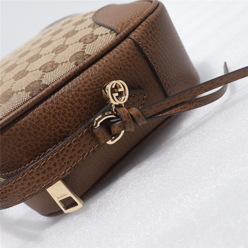 Gucci Bree Original GG canvas mini messenger bag Brown 387360 High