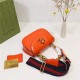 Gucci Bamboo 1947 small top handle bag Orange-Red Leather 675797 High