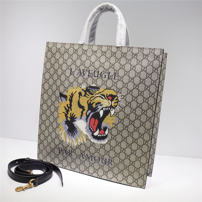 Gucci Tote 450950 Supreme Tiger High