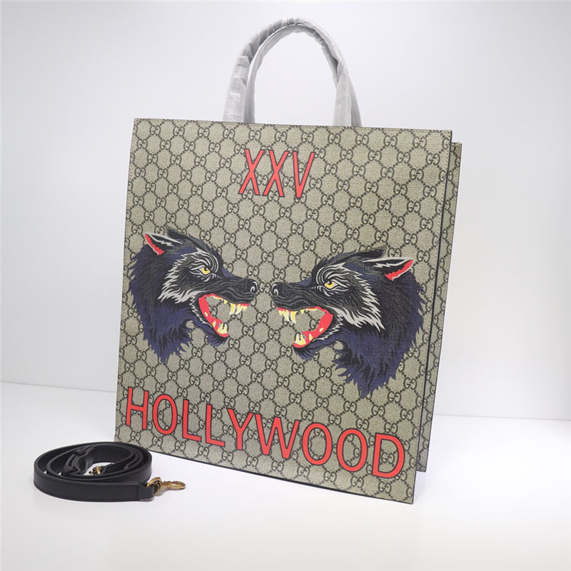 Gucci Tote 450950 Supreme Wolf High