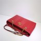 Gucci Marmont Zip Tote 524578 Leather Red High