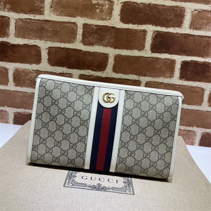 Gucci OPHIDIA POUCH 598234 White High