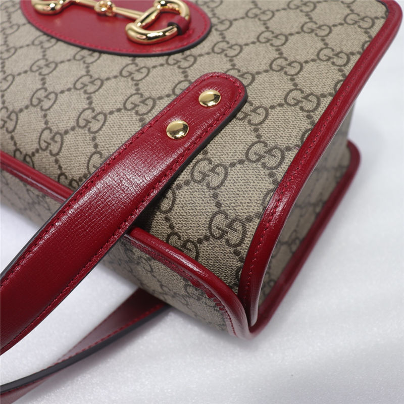 Gucci Horsebit 1955 small top handle bag 627323 Red High