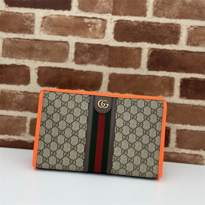 Gucci OPHIDIA POUCH 598234 Orange High