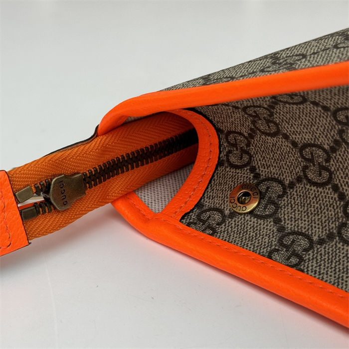 Gucci OPHIDIA POUCH 598234 Orange High