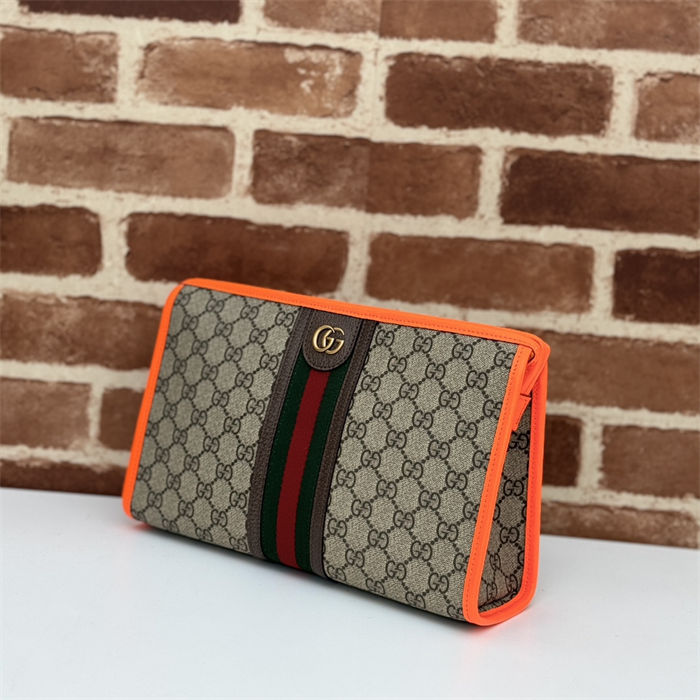 Gucci OPHIDIA POUCH 598234 Orange High