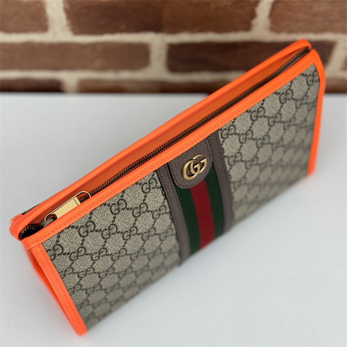 Gucci OPHIDIA POUCH 598234 Orange High