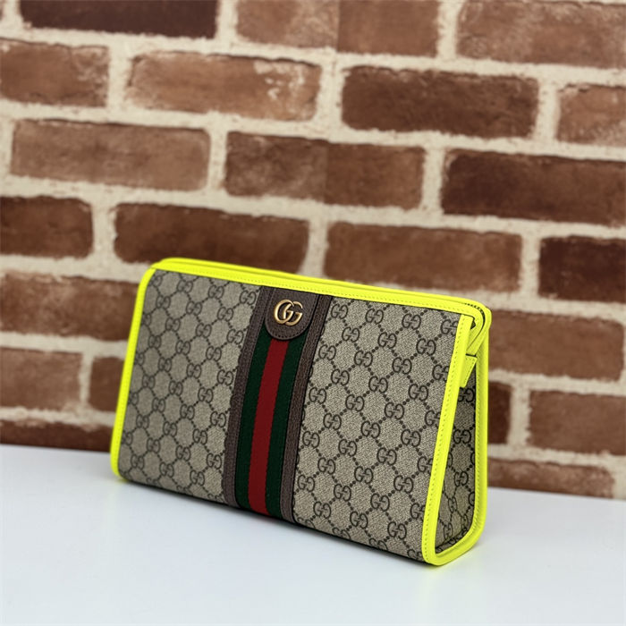 Gucci OPHIDIA POUCH 598234 Yellow High