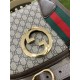 Gucci BLONDIE MEDIUM TOP HANDLE BAG 721172 GG Supreme canvas High