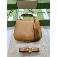 Gucci BLONDIE MEDIUM TOP HANDLE BAG 721172 Leather High