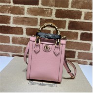 Gucci Diana mini tote bag 739079 Pink High