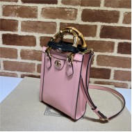 Gucci Diana mini tote bag 739079 Pink High