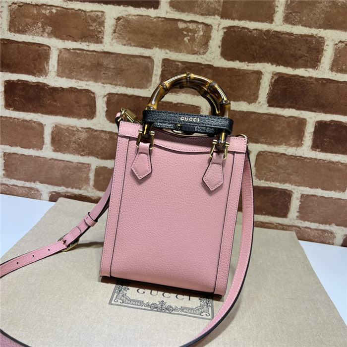 Gucci Diana mini tote bag 739079 Pink High