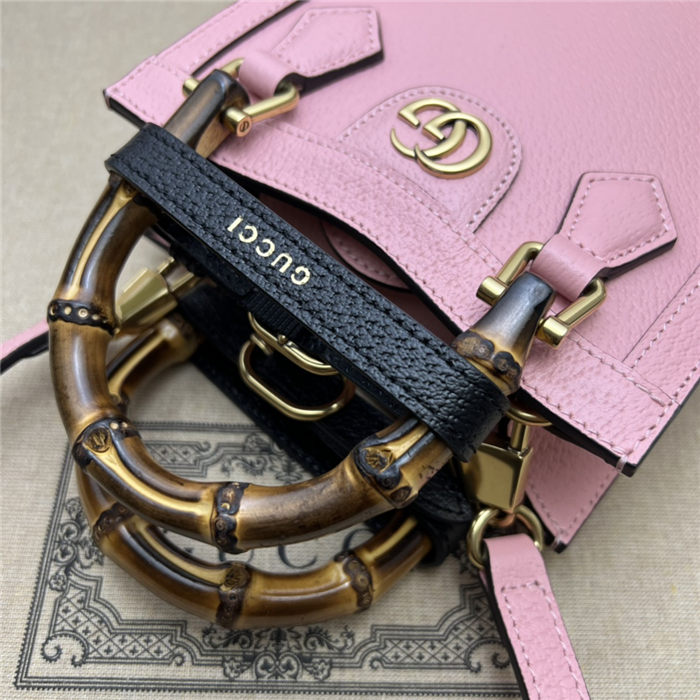 Gucci Diana mini tote bag 739079 Pink High