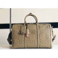 Gucci JUMBO GG SMALL DUFFLE BAG 725282 Taupe High