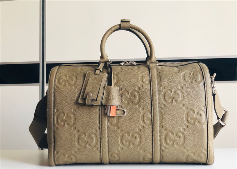 Gucci JUMBO GG SMALL DUFFLE BAG 725282 Taupe High