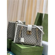 Gucci Padlock GG medium shoulder bag 479197 White High