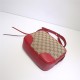 Gucci Bree Original GG canvas mini messenger bag Red 387360 High