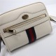 Ophidia GG mini bag 517350 Leather White High