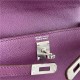 Hermes Kelly Danse 22cm Evercolor WAX Anemone Silver Metal High