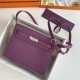 Hermes Kelly Danse 22cm Evercolor WAX Anemone Silver Metal High