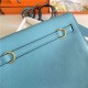 Hermes Kelly Danse 22cm Evercolor WAX Blue du Nord Gold Metal High