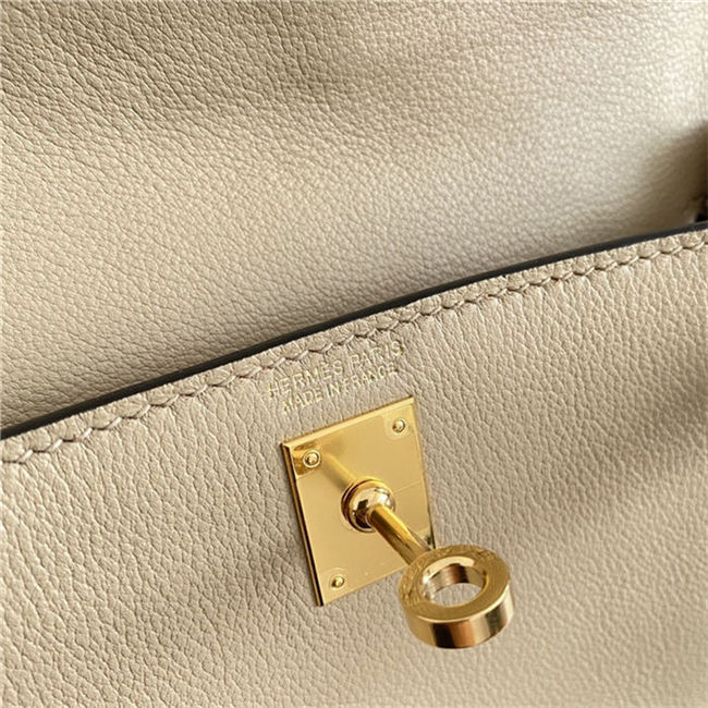 Hermes Kelly Danse 22cm Evercolor WAX Trench Gold Metal High