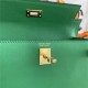 Hermes Kelly Danse 22cm Swift Leather WAX Bambou Gold Metal High