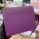 Hermes Roulis 19 bag Evercolor WAX Gold Metal Purple High