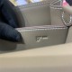 Hermes Roulis 19 bag Evercolor WAX Silver Metal Etoupe High