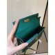 Hermes Kelly Mini II Bag Epsom Leather In Malachite CTN High