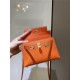 Hermes Kelly Mini II Bag Epsom Leather In Orange CTN High