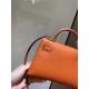 Hermes Kelly Mini II Bag Epsom Leather In Orange CTN High