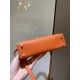 Hermes Kelly Mini II Bag Epsom Leather In Orange CTN High