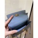 Hermes Kelly Mini II Bag Epsom Leather In Bleu Brume CTN High