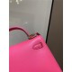 Hermes Kelly Mini II Bag Epsom Leather In Rose eLipstick CTN High